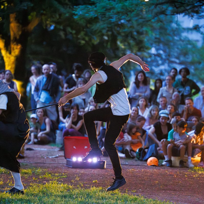Predstava: Sanje uličarjev – Pesem za park