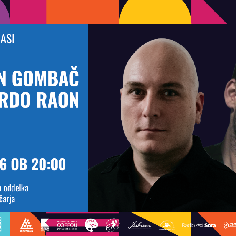 Koncert: Boštjan Gombač in Eduardo Raon – Nadzemeljske zvočne pokrajine